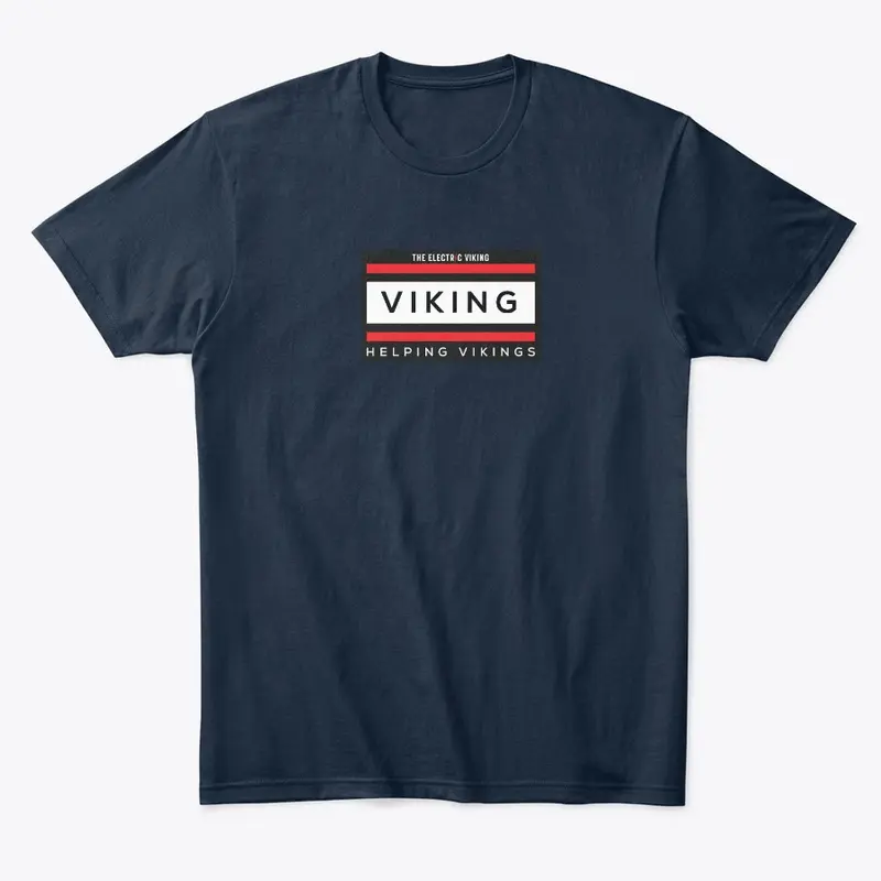 Viking Helps Viking White Tee